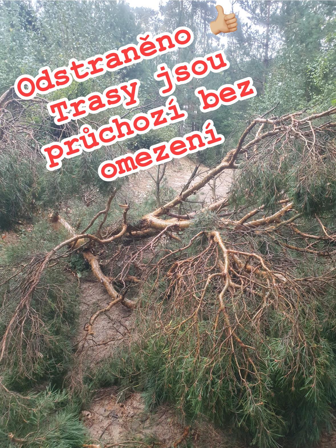 Trasy jsou opět plně průchozí 